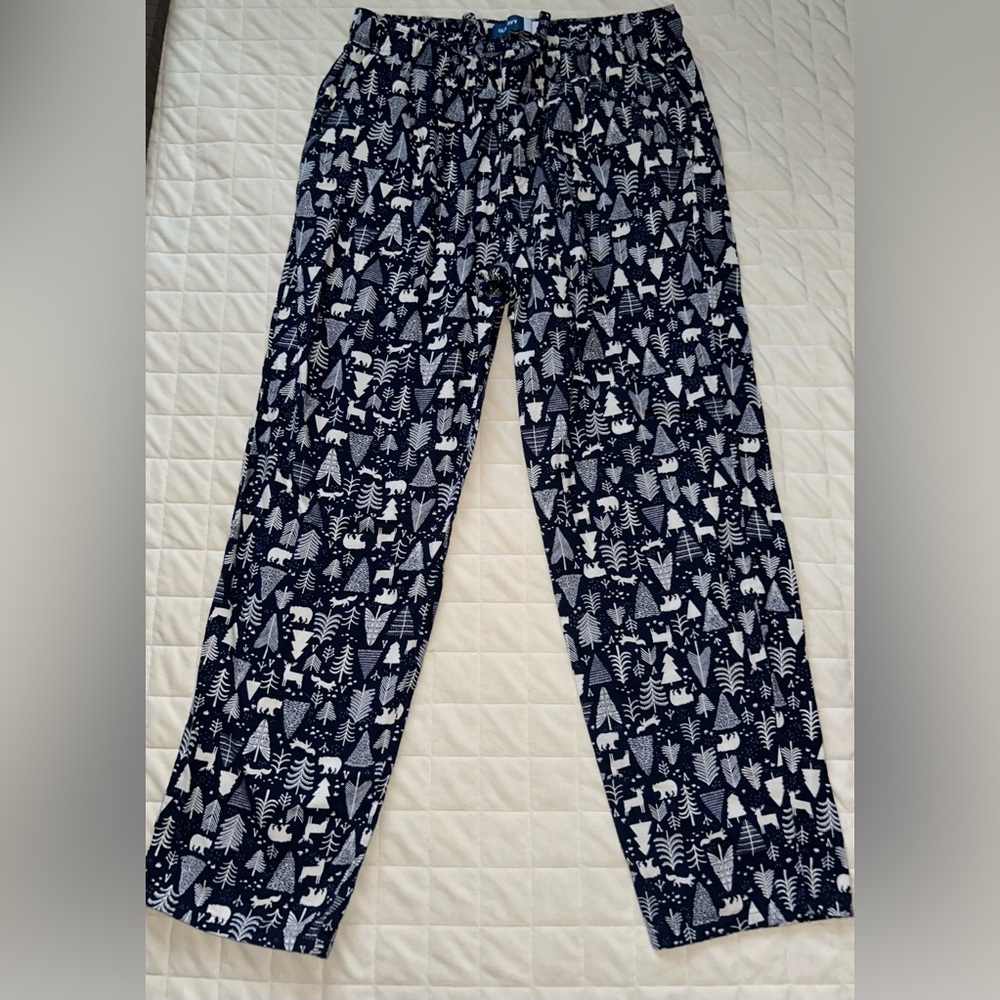 Old Navy womens large fleece pajama pants with pockets